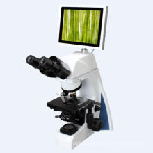 LCD Display Binocular Biological Microscope Made in China